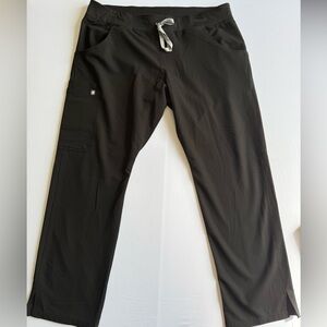 Figs Men's Black Joggers with Drawstring